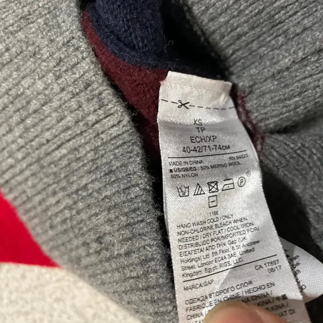 XS GAP 갭 라운드 니트 N.3352 상품이미지5