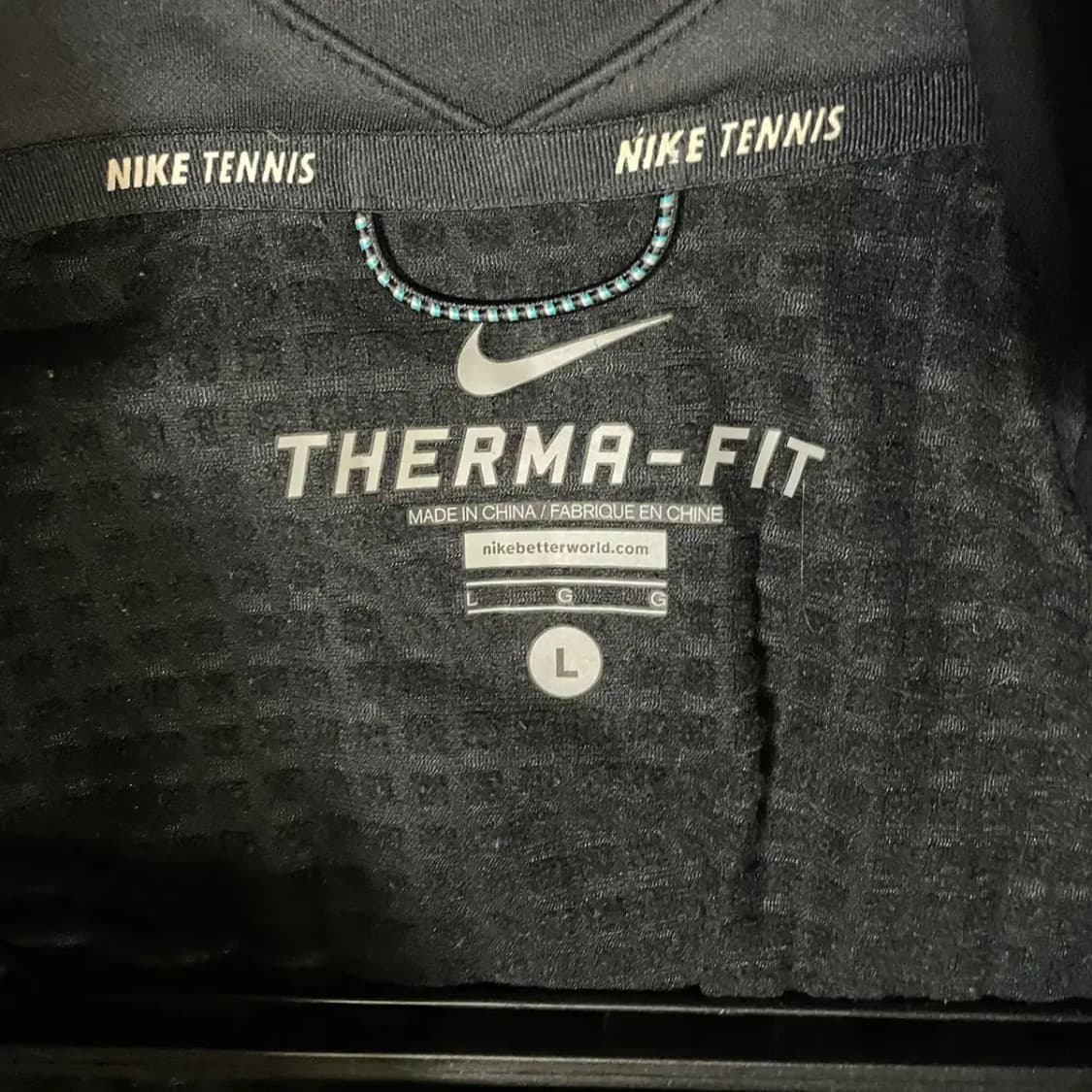 L 나이키 써마 트레이닝복 집업 상의 N.3435 상품이미지6
