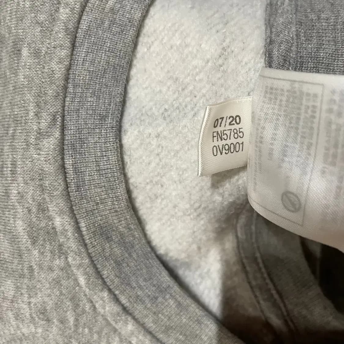 M 아디다스 기모 맨투맨 N.3456 상품이미지6