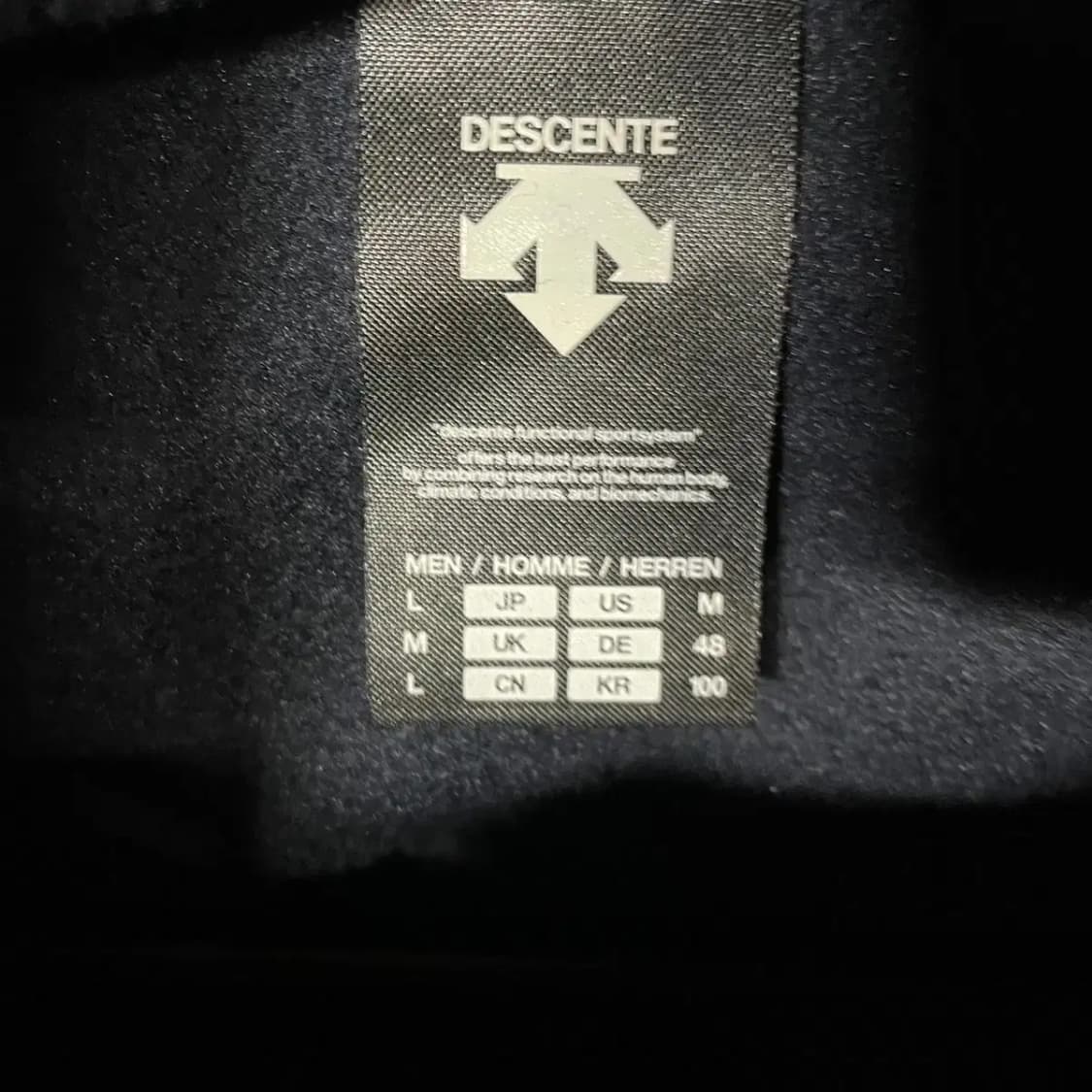 L 데상트 반집업 후리스 N.3484 상품이미지6