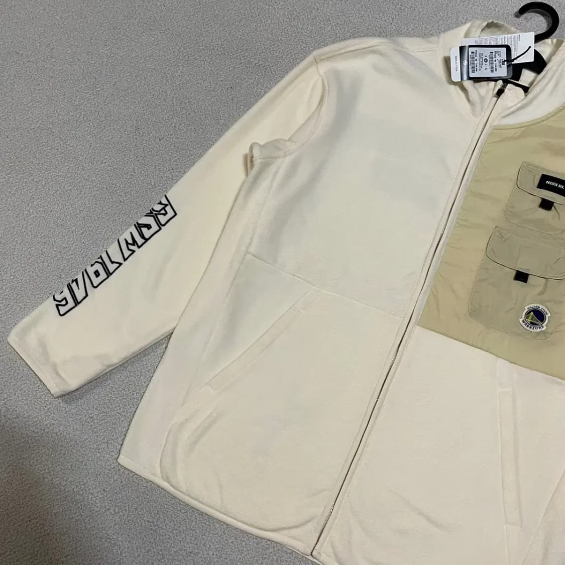 M 새상품 NBA 골든스테이트 후리스 자켓 N.3515 상품이미지2