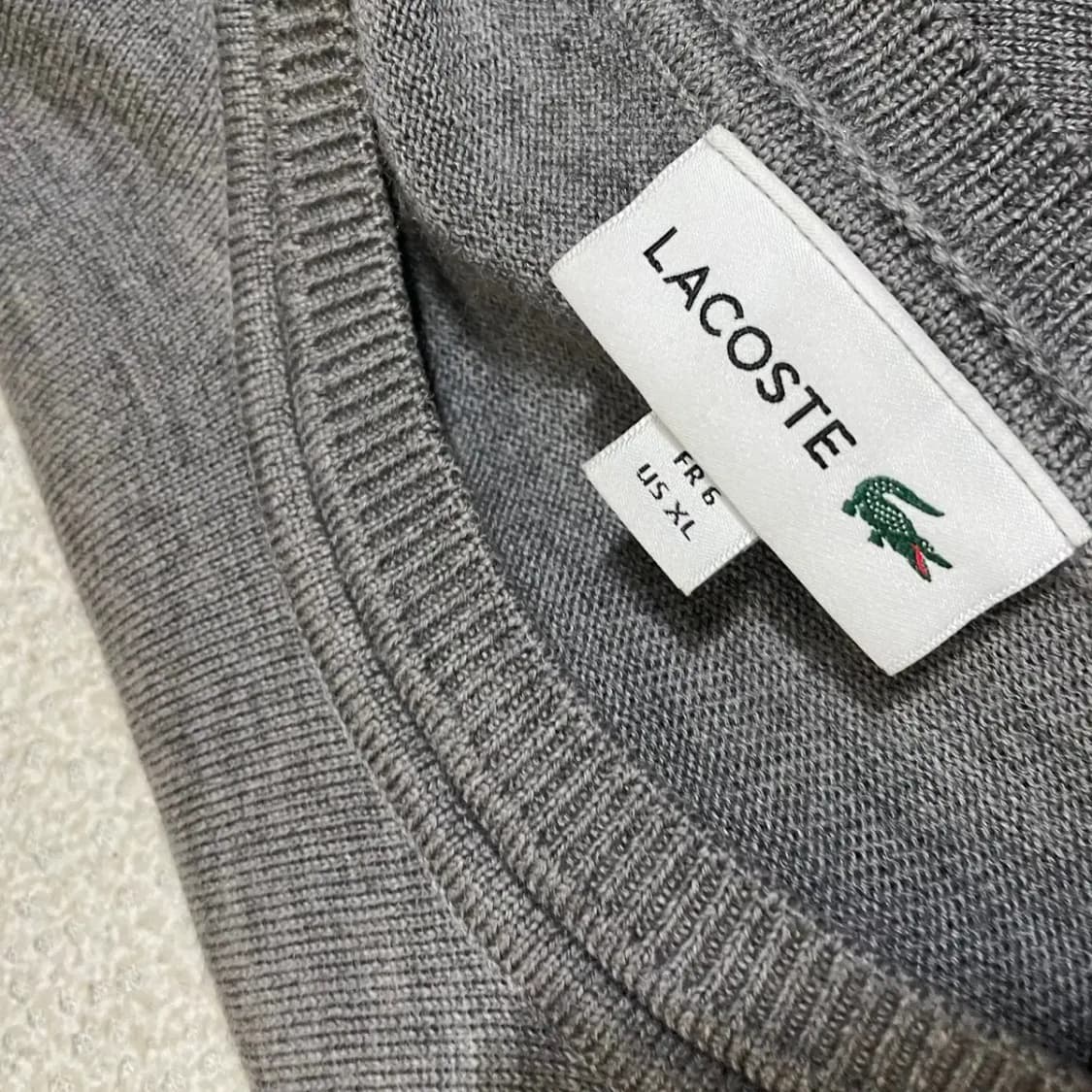 XL 라코스테 퓨어 울 니트 N.3521 상품이미지7