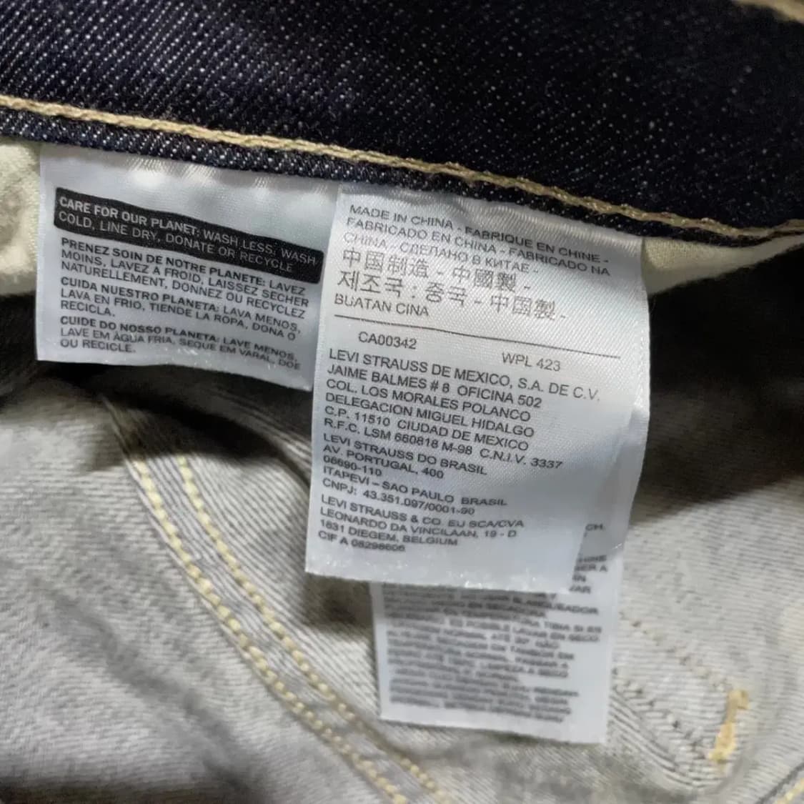 33 리바이스 511 생쥐 청바지 N.3644 상품이미지6