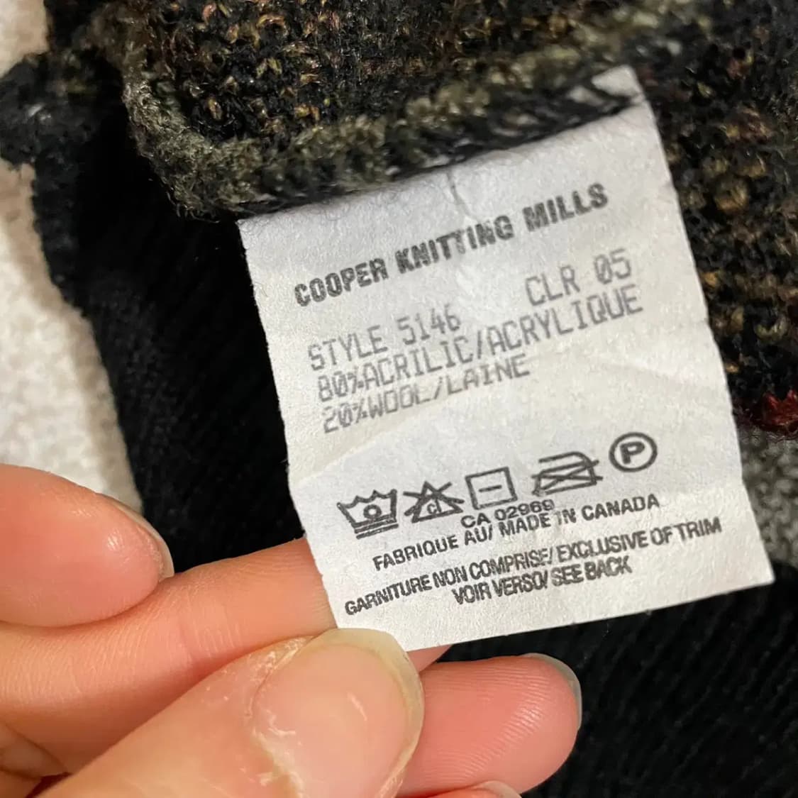 M CANADA 케이블 니트 N.3736 상품이미지5