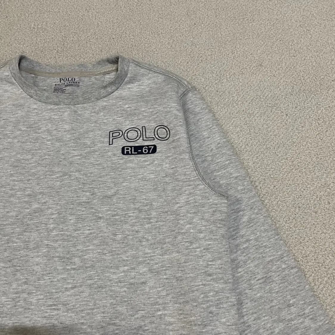 L(14-16) 폴로 긴팔 맨투맨 티셔츠 N.3801 상품이미지3