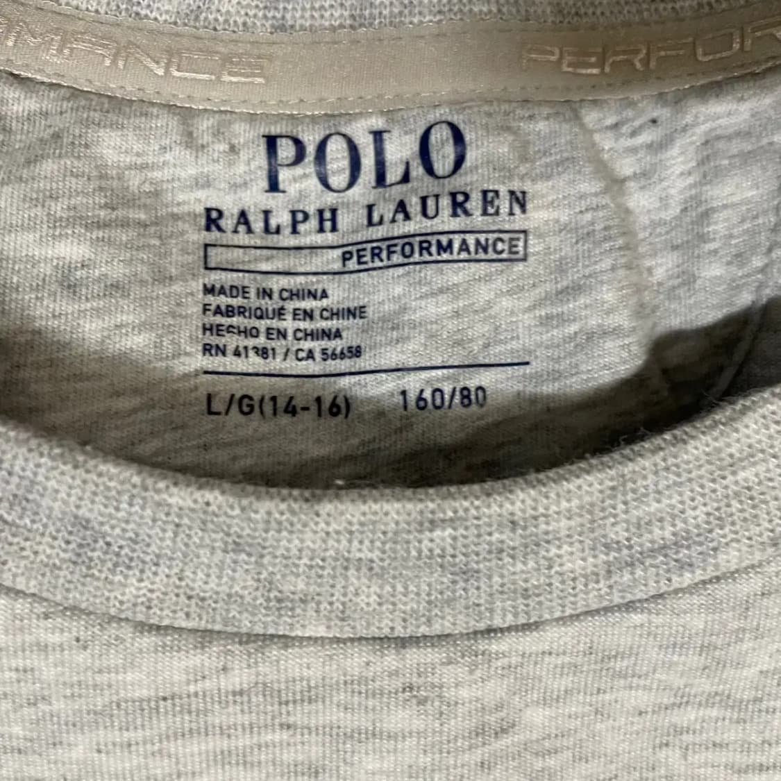 L(14-16) 폴로 긴팔 맨투맨 티셔츠 N.3801 상품이미지6