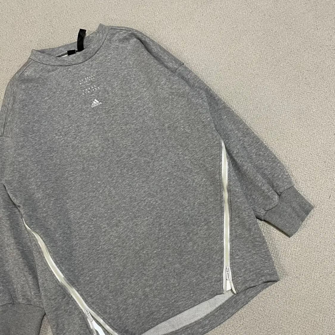 XXS 아디다스 기모 롱 맨투맨 N.3822 상품이미지2