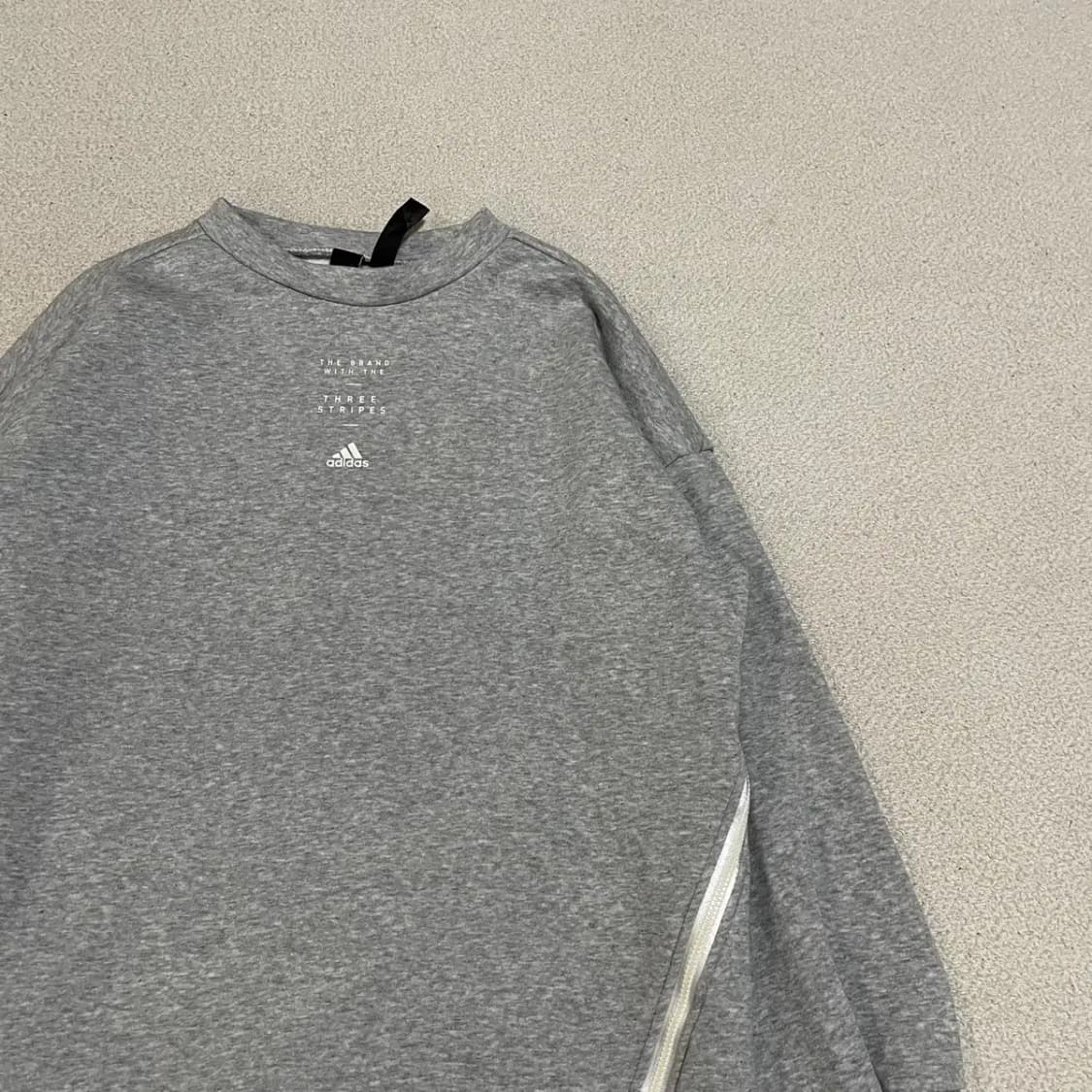 XXS 아디다스 기모 롱 맨투맨 N.3822 상품이미지3
