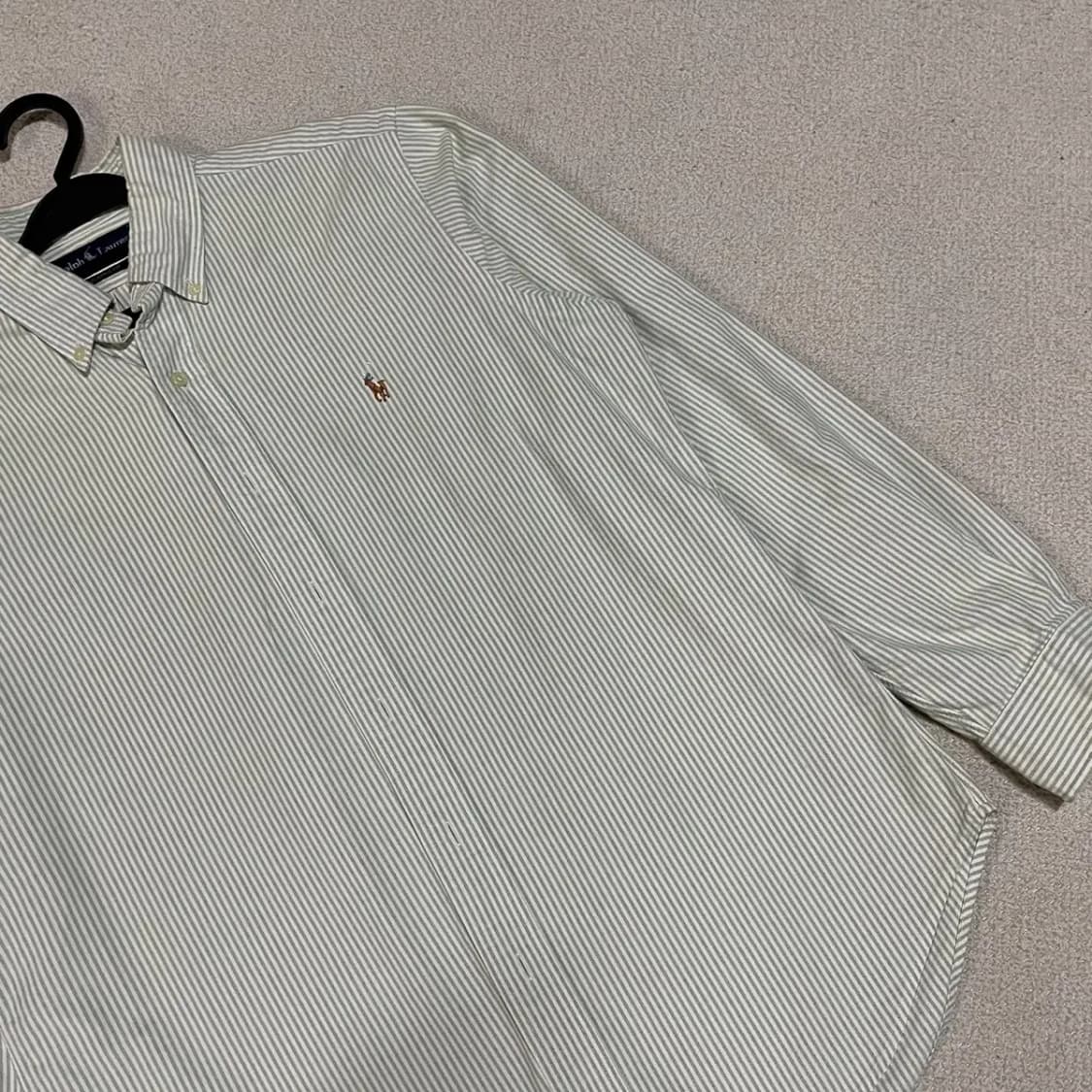 M 폴로 스트라이프 셔츠 남방 N.3836 상품이미지2