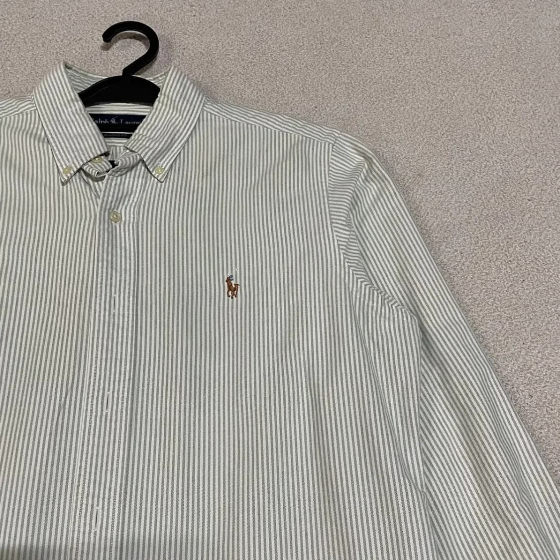M 폴로 스트라이프 셔츠 남방 N.3836 상품이미지3