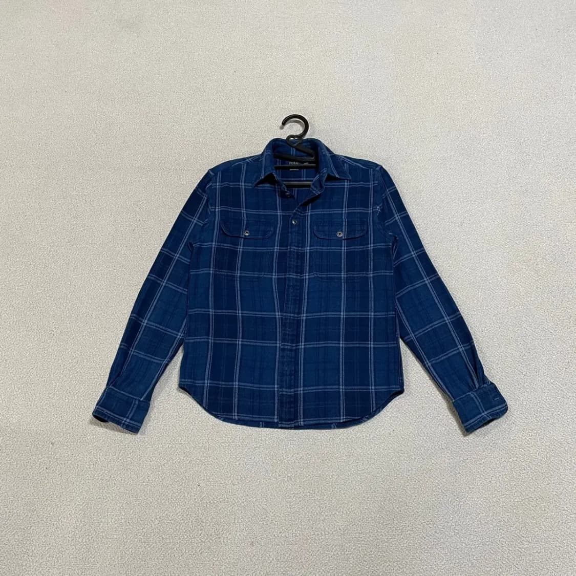 XS 폴로 체크 셔츠 남방 N.3861 상품이미지1