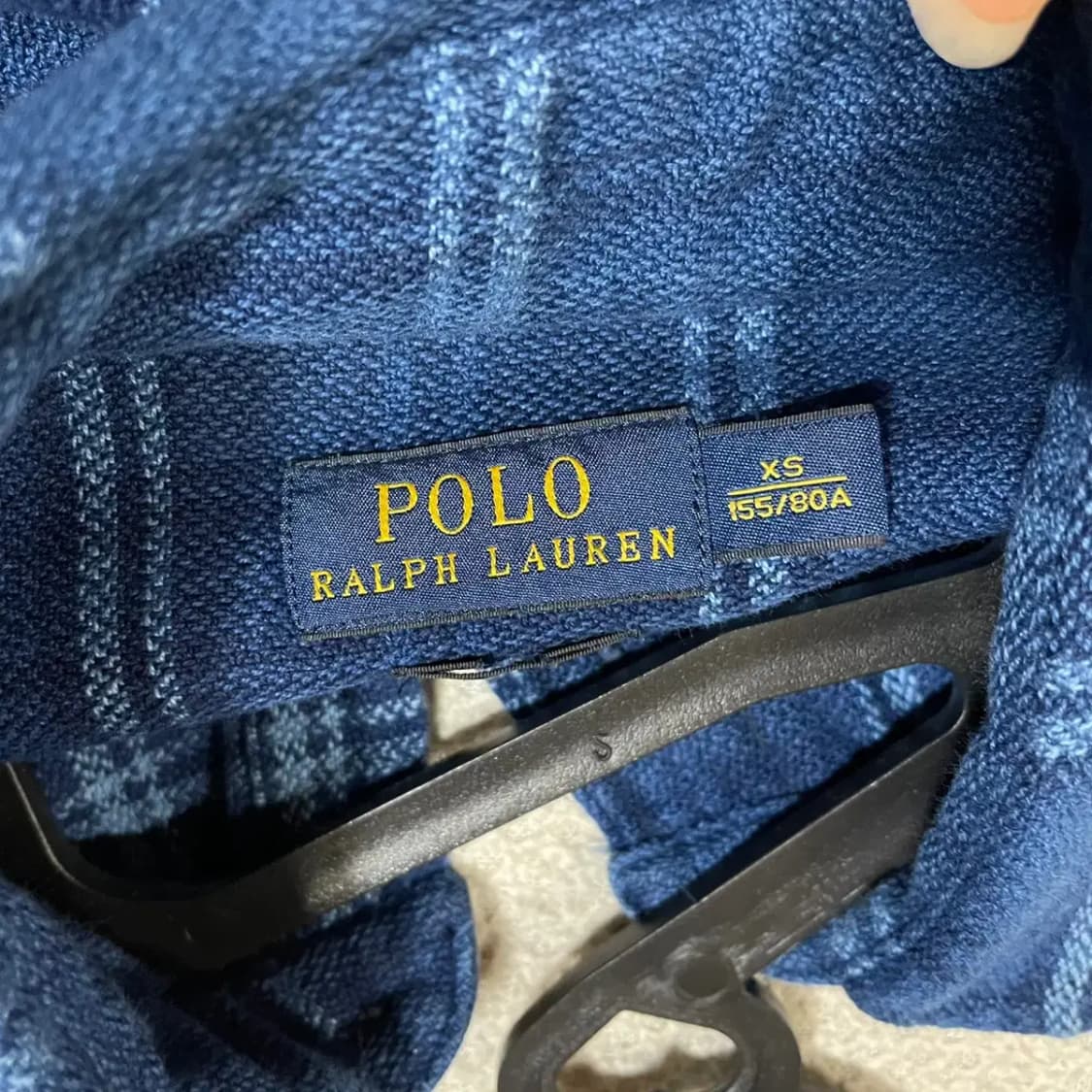 XS 폴로 체크 셔츠 남방 N.3861 상품이미지6