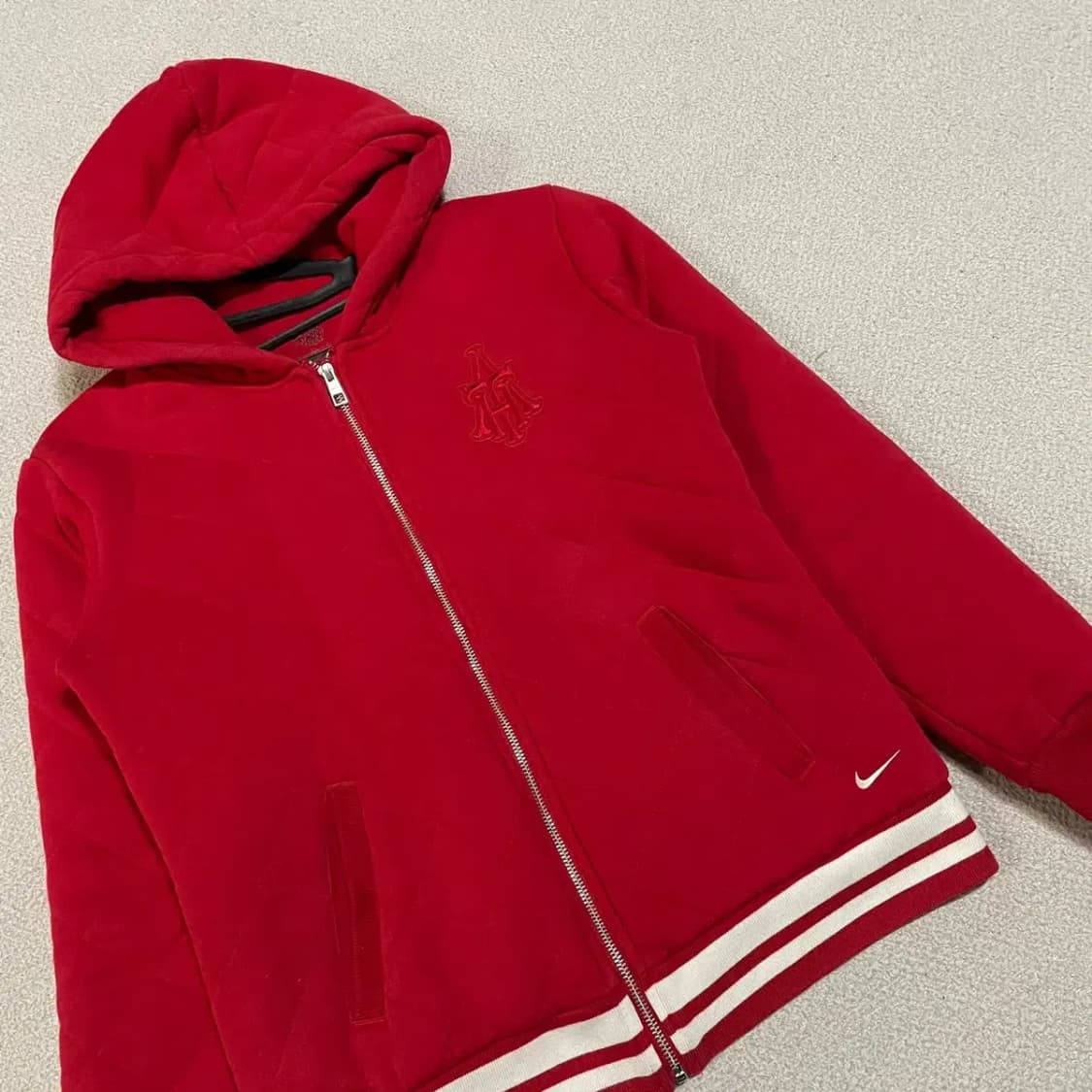 L 나이키 여성 누빔 후드집업 N.3924 상품이미지2