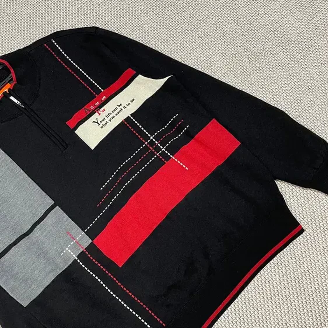 L 올포유 방풍 반집업 니트 N.5270 상품이미지2