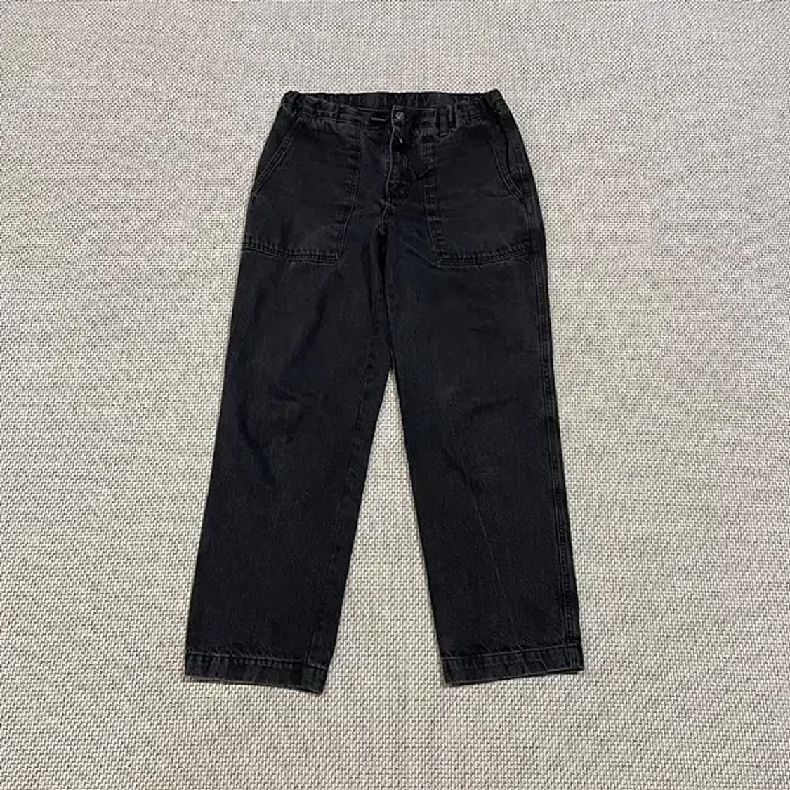 31 하이드아웃 퍼티그 흑청바지 N.5290 상품이미지1