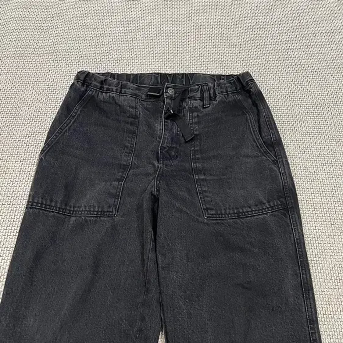 31 하이드아웃 퍼티그 흑청바지 N.5290 상품이미지2