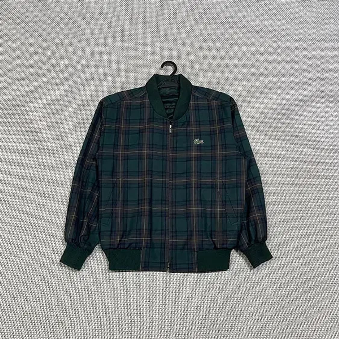 M 라코스테 체크 블루종 집업 자켓 N.5435 상품이미지1