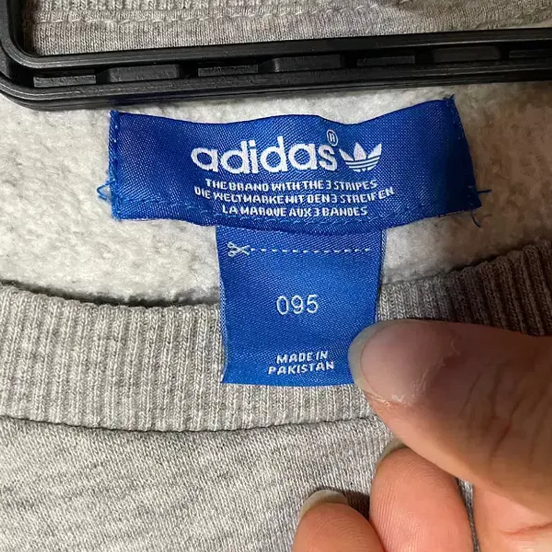 M 아디다스 기모 라운드 맨투맨 N.5495 상품이미지6