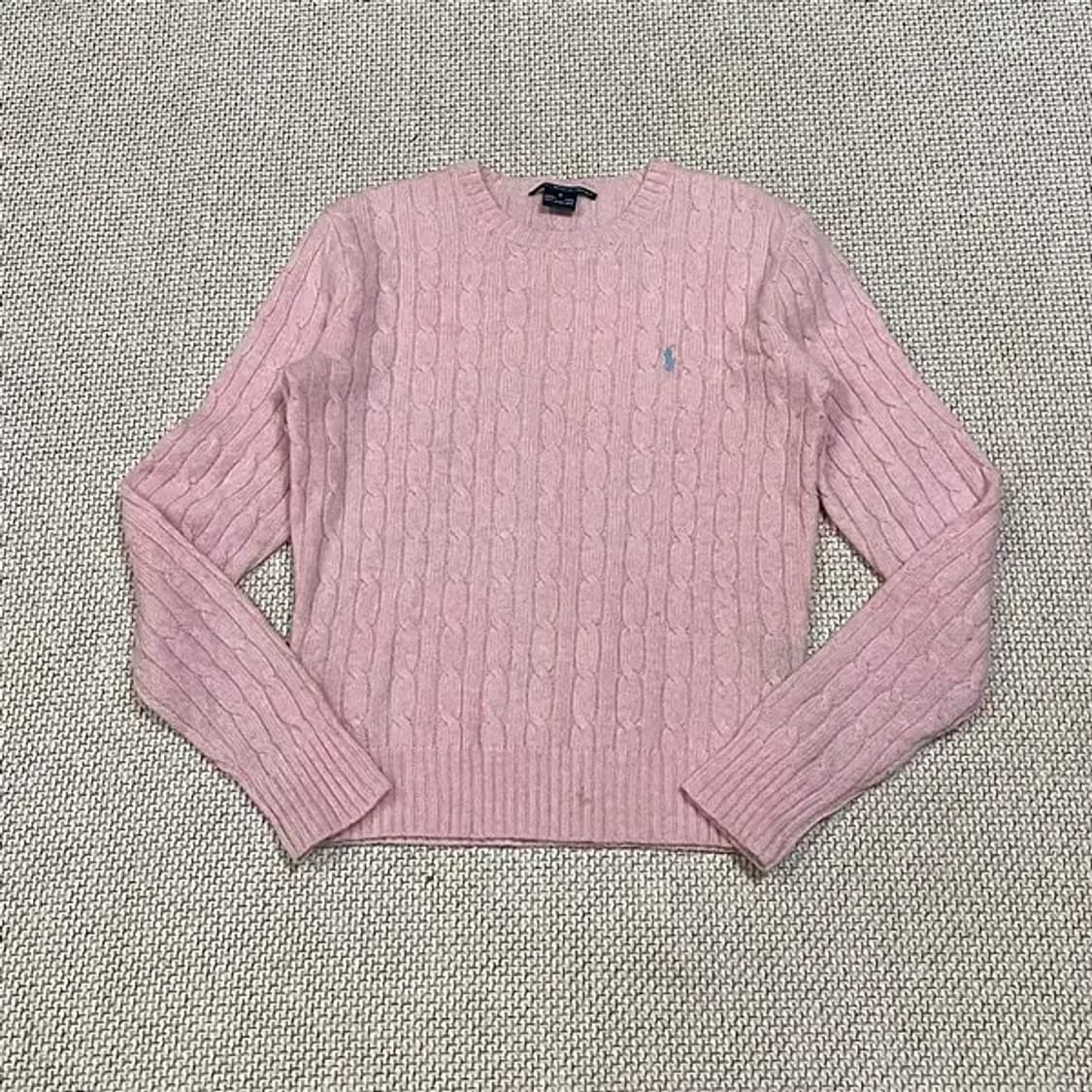 M 폴로 랄프로렌 걸즈 꽈배기 니트 N.5547 상품이미지1