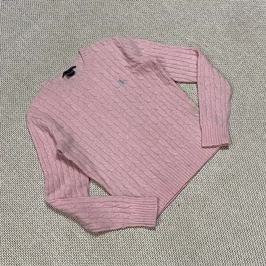 M 폴로 랄프로렌 걸즈 꽈배기 니트 N.5547 상품이미지2