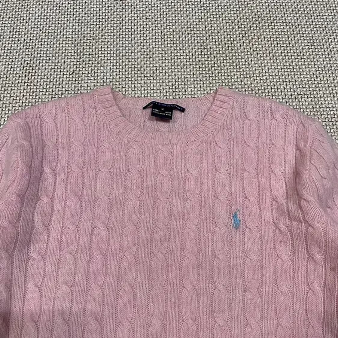 M 폴로 랄프로렌 걸즈 꽈배기 니트 N.5547 상품이미지3