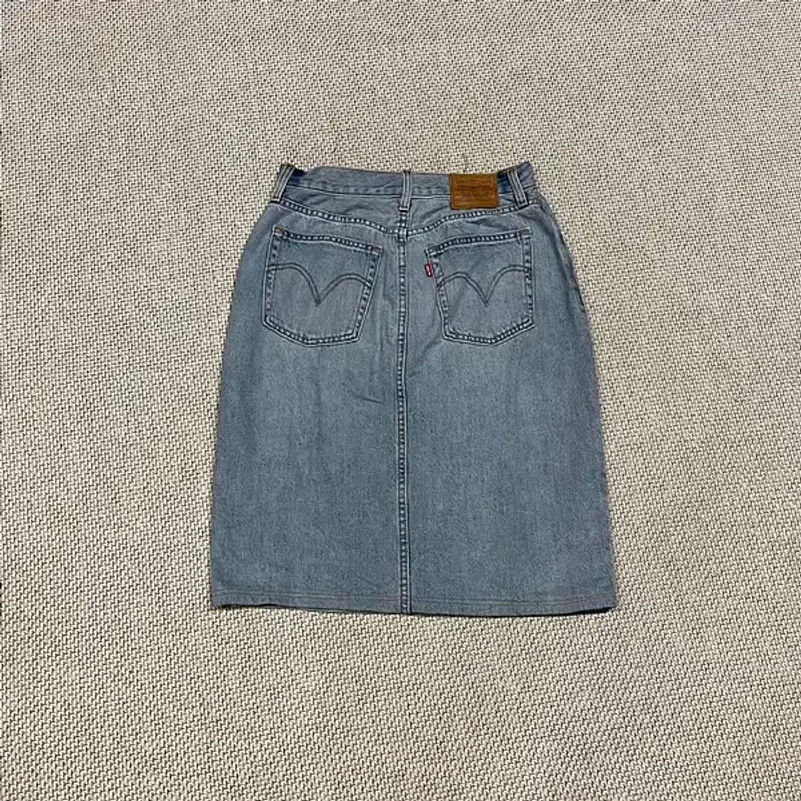 28 리바이스 여성 청 데님 치마 N.5548 상품이미지3