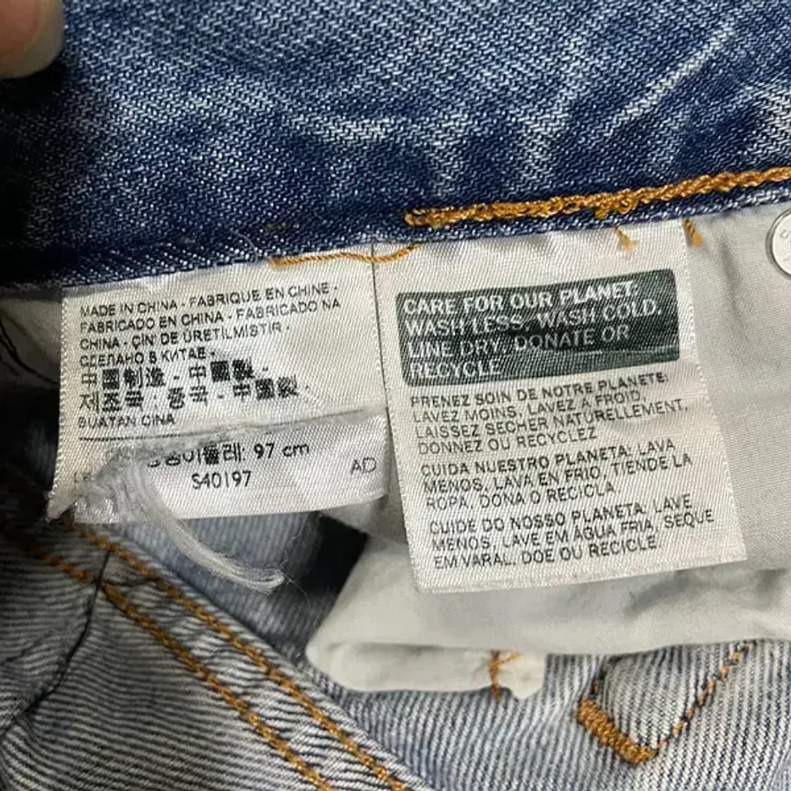 28 리바이스 여성 청 데님 치마 N.5548 상품이미지6