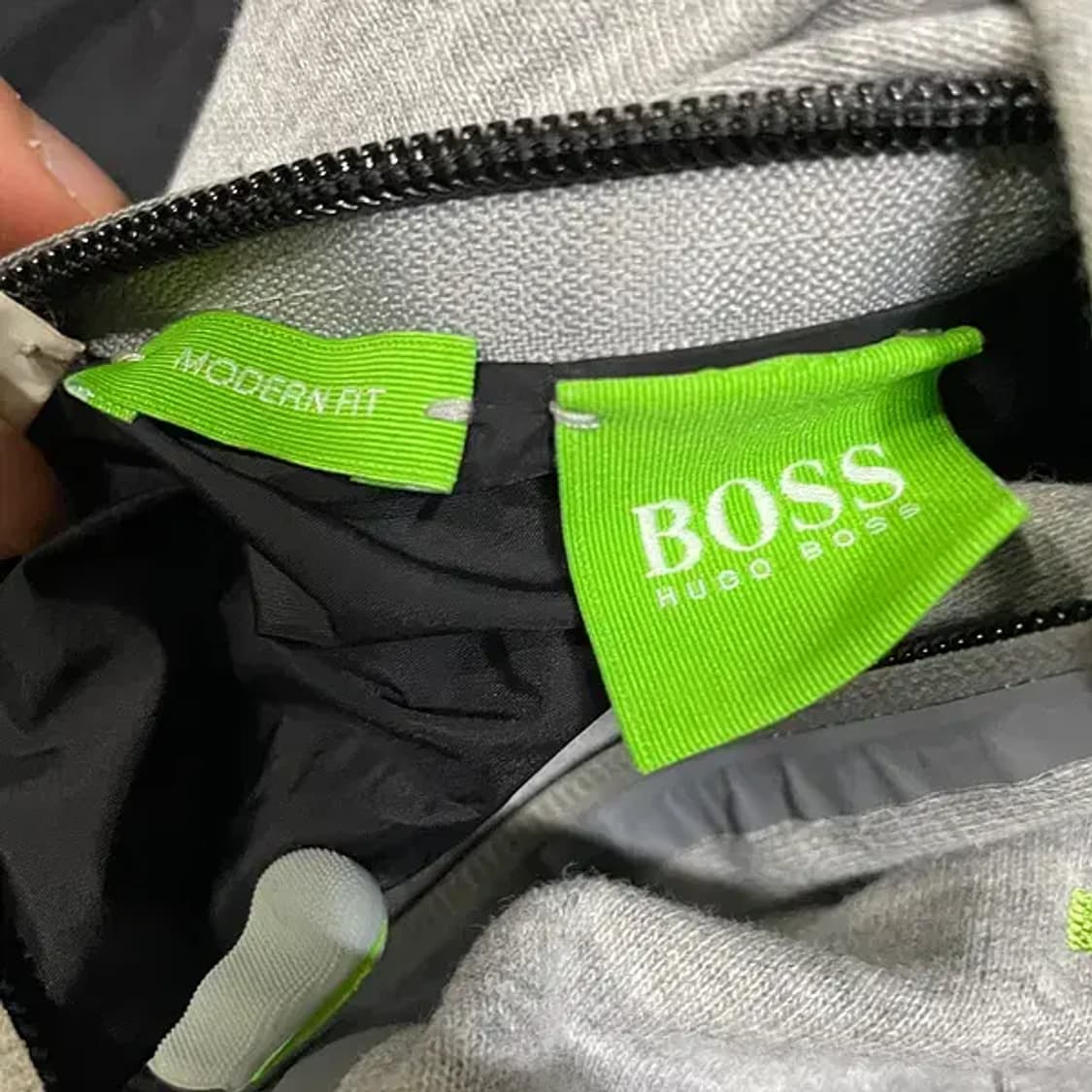 XL 휴고 보스 리버시블 양면 블루종 자켓 N.5552 상품이미지7