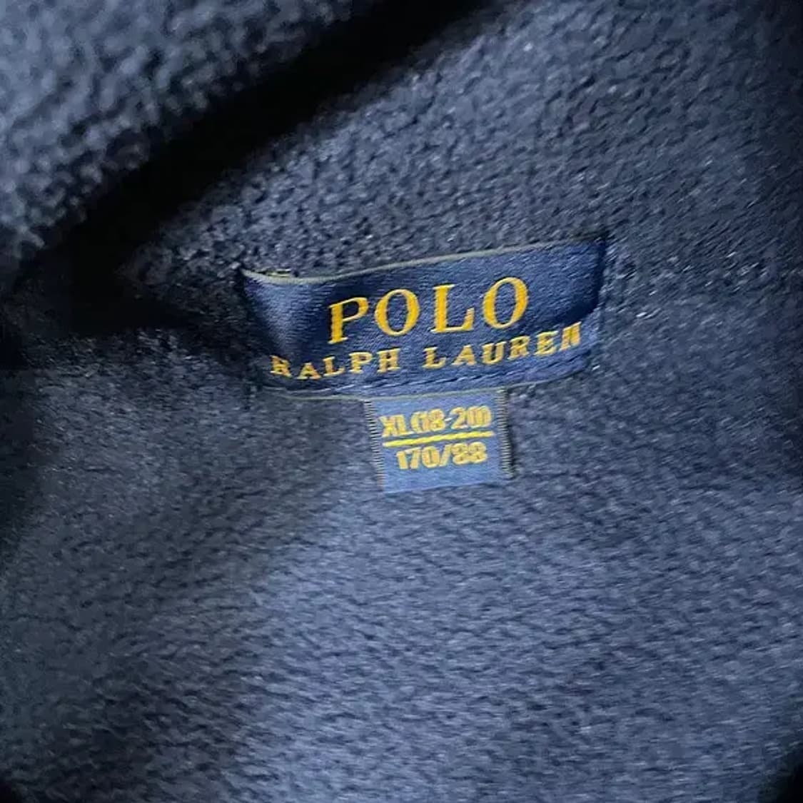 XL 18-20 폴로 후리스 집업 자켓 N.5605 상품이미지5