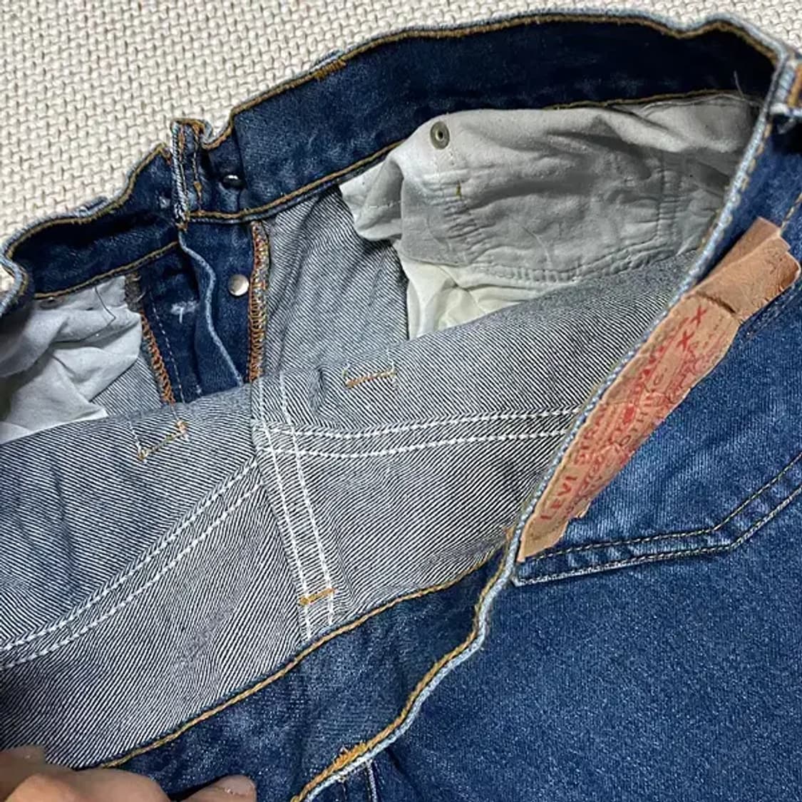 32 리바이스 501XX 데님 청 바지 N.5697 상품이미지5