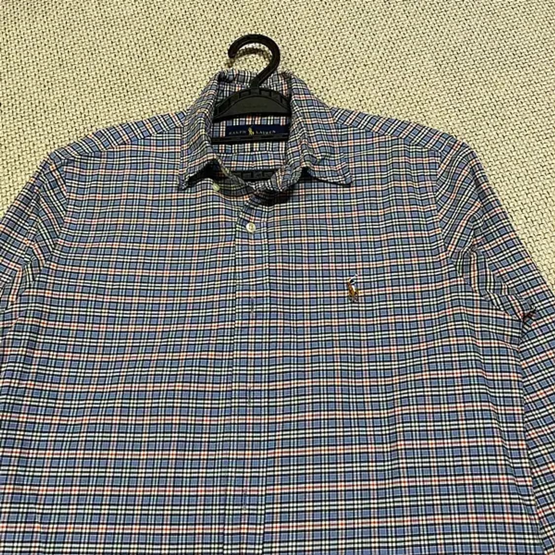 S 폴로 체크 셔츠 남방 N.5865 상품이미지3