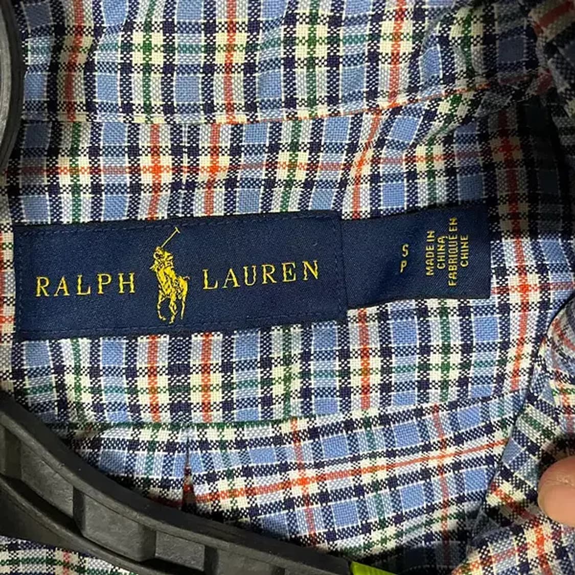 S 폴로 체크 셔츠 남방 N.5865 상품이미지6