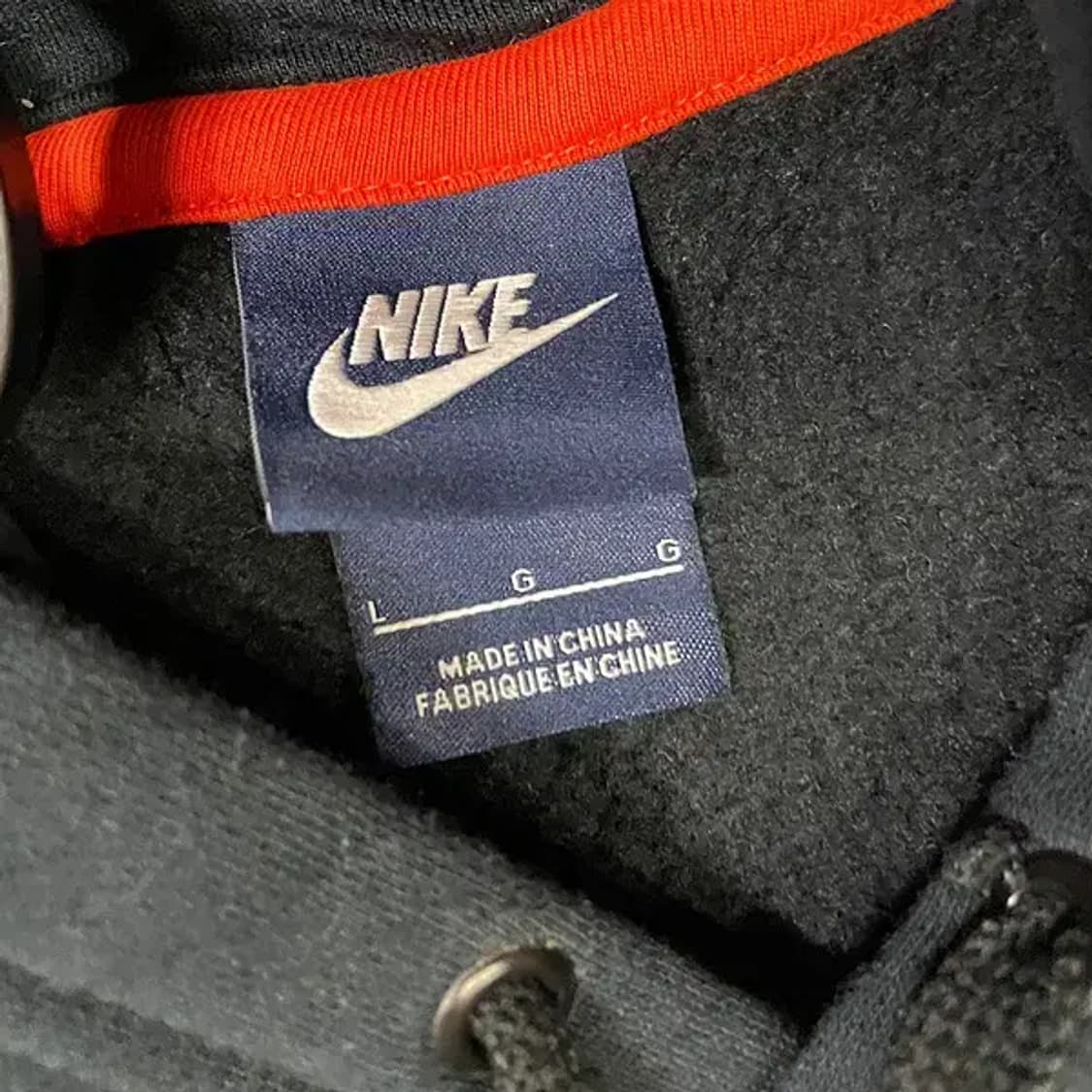 L 나이키 맨시티 기모 후드티셔츠 N.5886 상품이미지5