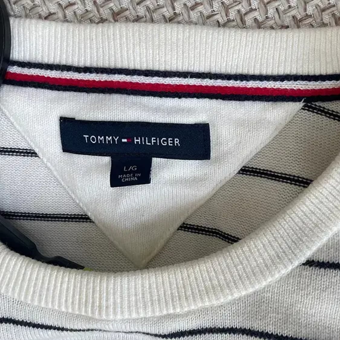 L 타미힐피거 스트라이프 니트 N.6037 상품이미지6