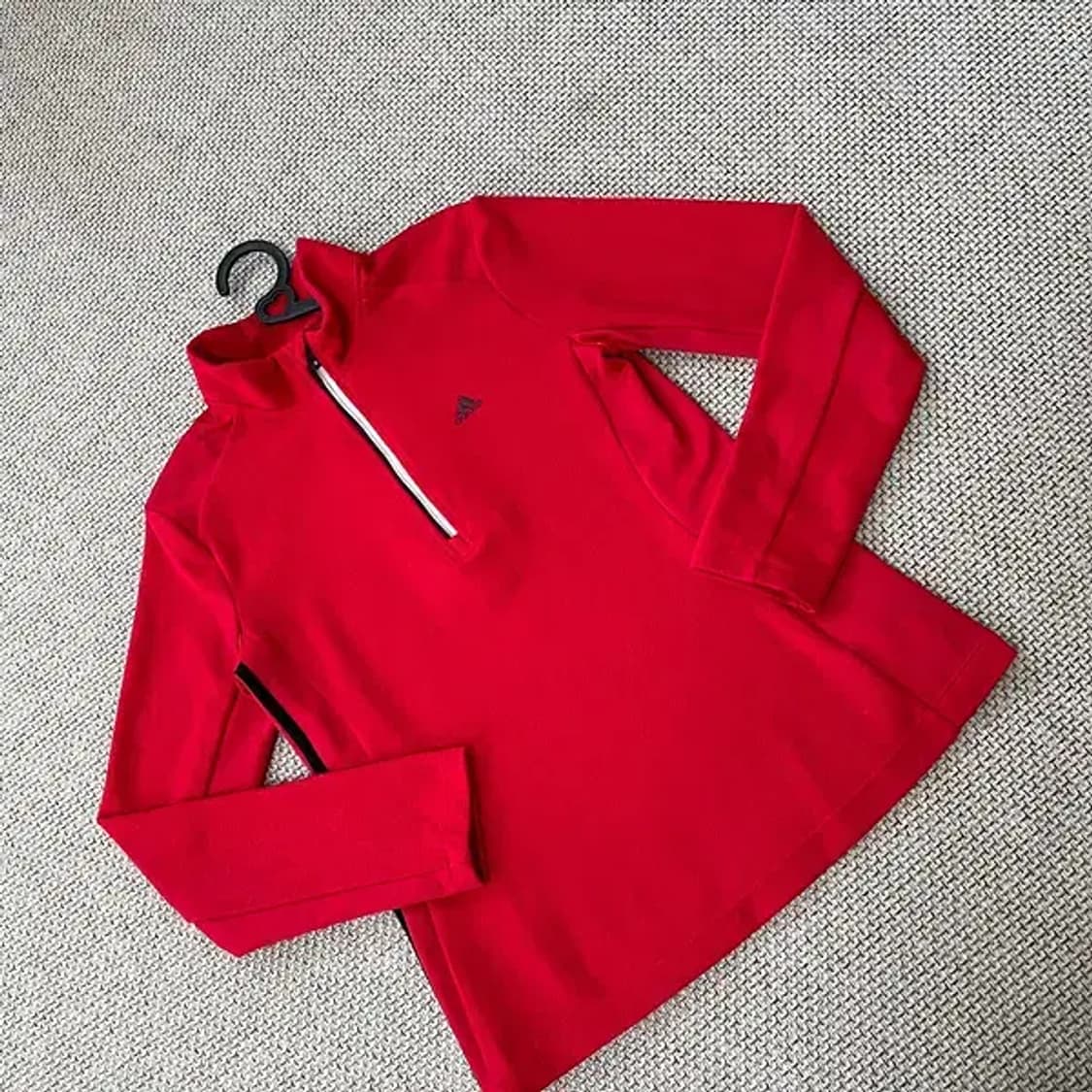 S 아디다스 여성 반집업 후리스 긴팔 N.6086 상품이미지2