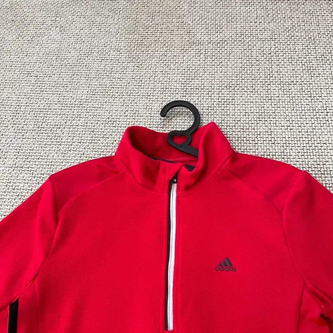 S 아디다스 여성 반집업 후리스 긴팔 N.6086 상품이미지3