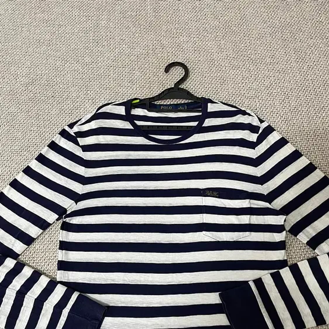 M 폴로 스트라이프 여성 긴팔티셔츠 N.6115 상품이미지3