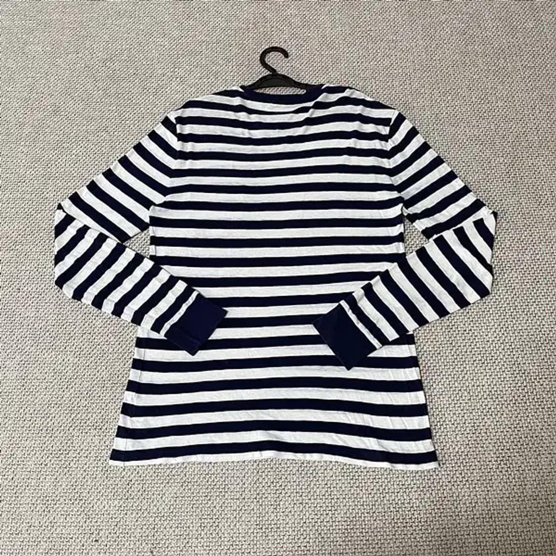 M 폴로 스트라이프 여성 긴팔티셔츠 N.6115 상품이미지4