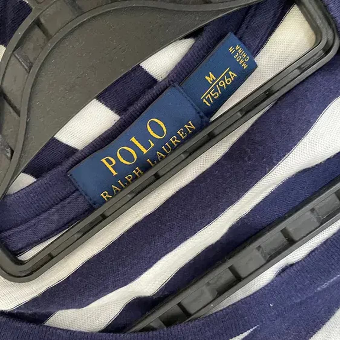 M 폴로 스트라이프 여성 긴팔티셔츠 N.6115 상품이미지6