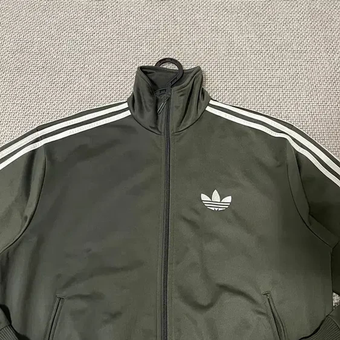 L 아디다스 파이어버드 올리브카키 트랙탑 져지 N.6166 상품이미지3