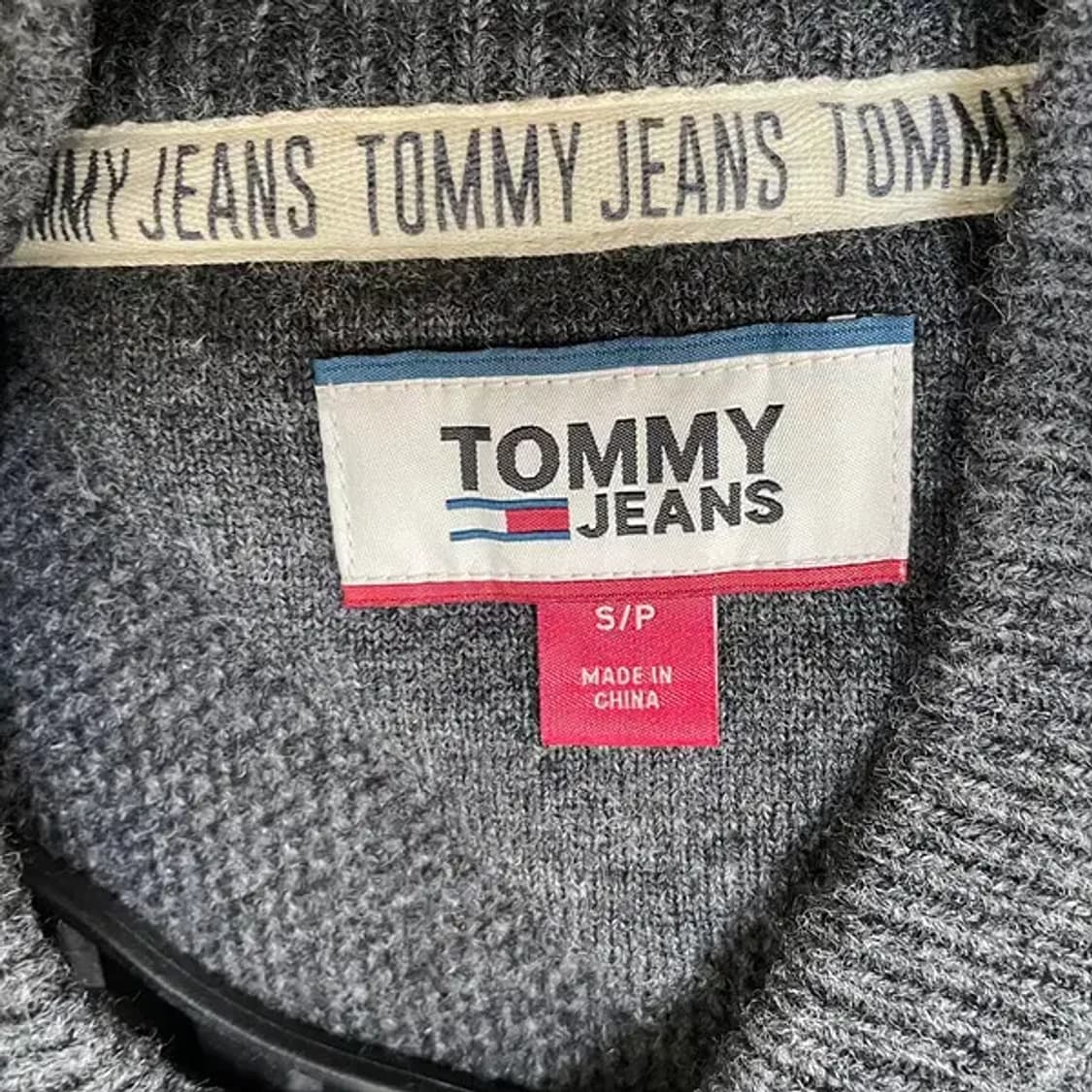 S 타미힐피거 블루종 니트 집업 자켓 N.6362 상품이미지6