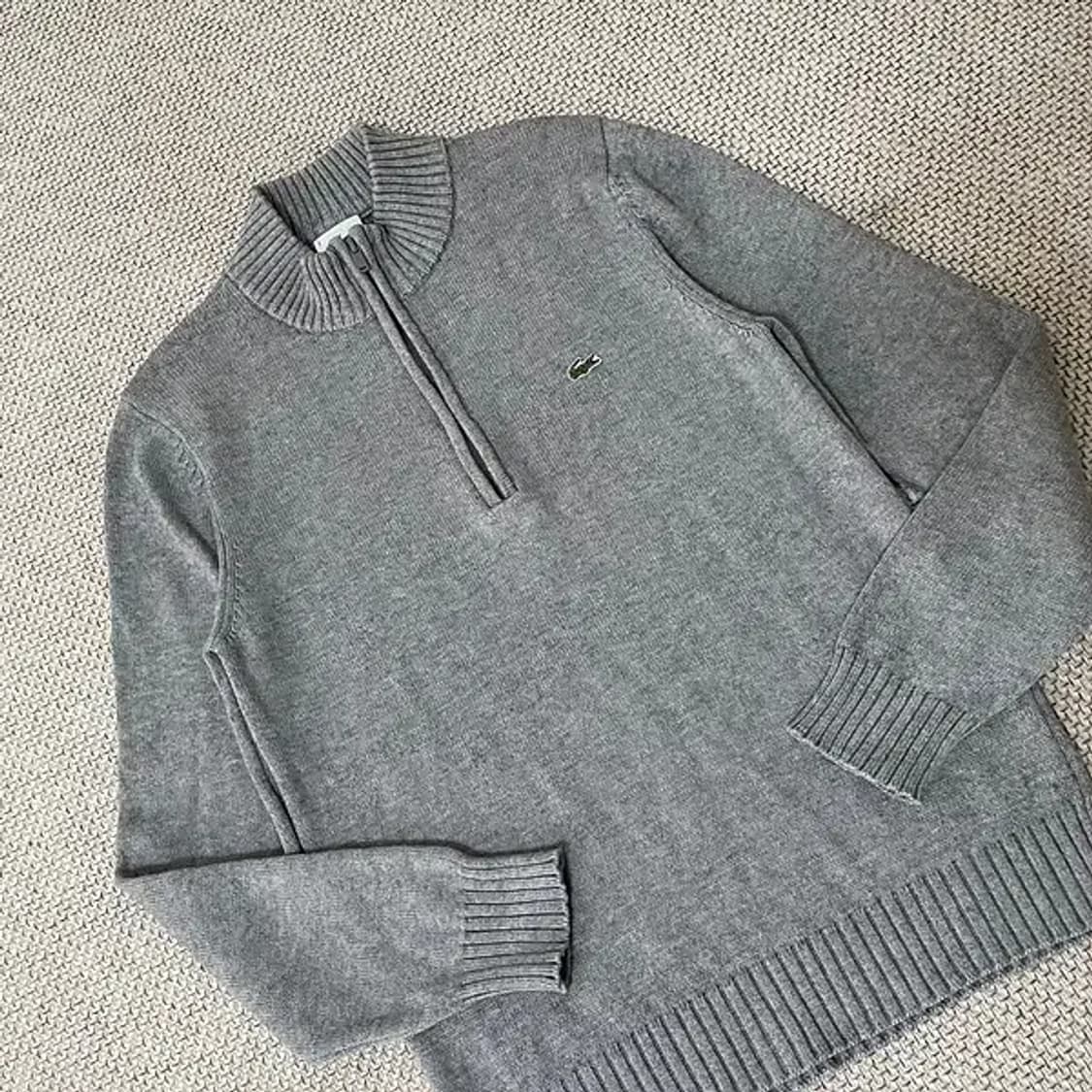 M 라코스테 반집업 니트 N.6456 상품이미지2