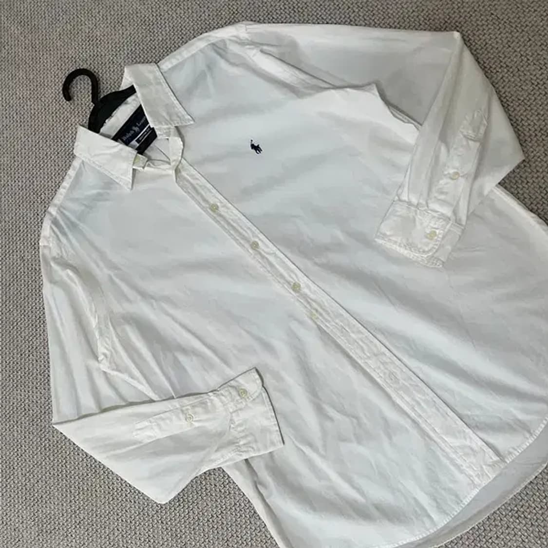 L 폴로 랄프로렌 옥스퍼드 셔츠 남방 화이트 N.6499 상품이미지2