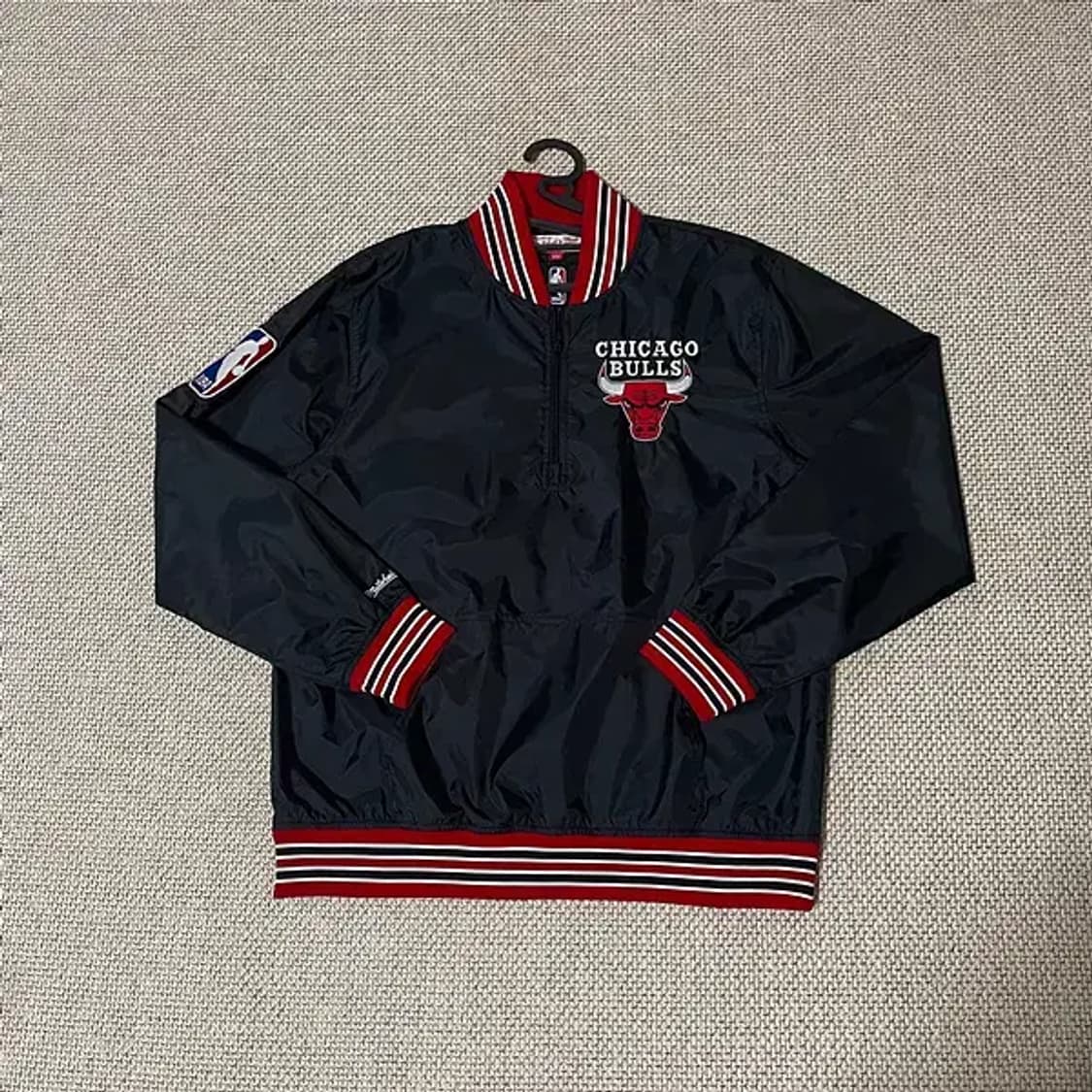 M 미첼앤네스 시카고 불스 웜업 바람막이 N.6512 상품이미지1