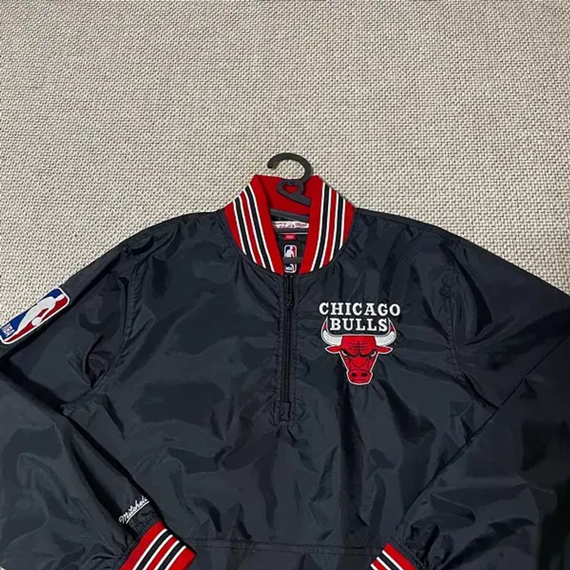 M 미첼앤네스 시카고 불스 웜업 바람막이 N.6512 상품이미지2