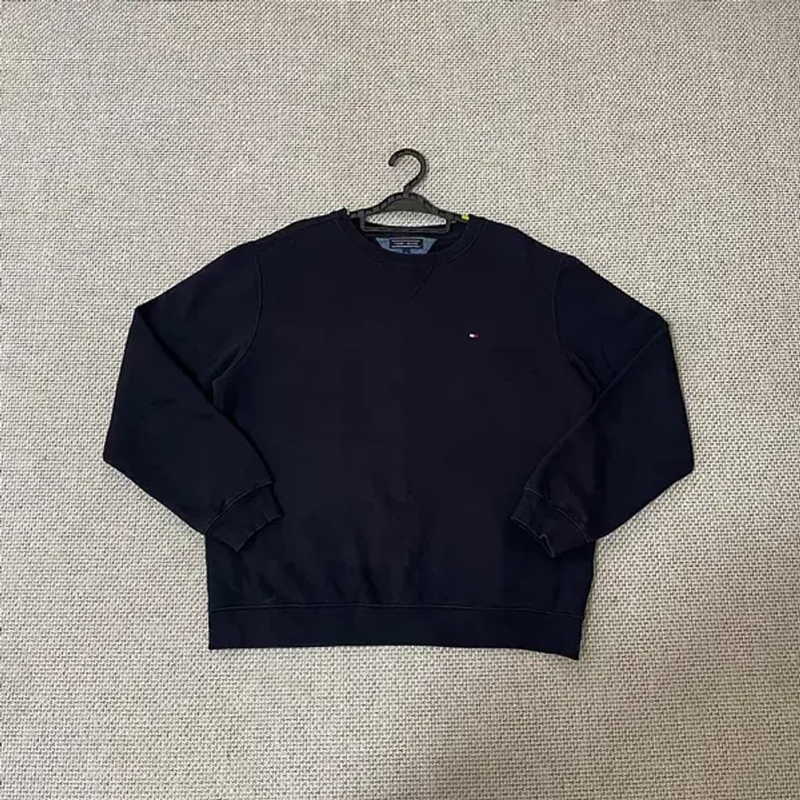 M 타미힐피거 기모 라운드 맨투맨 N.6563 상품이미지1