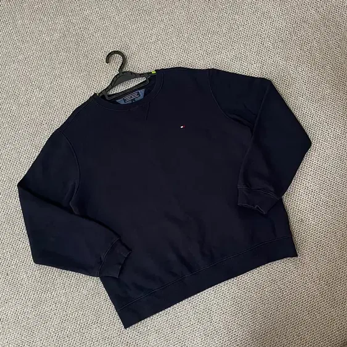 M 타미힐피거 기모 라운드 맨투맨 N.6563 상품이미지2