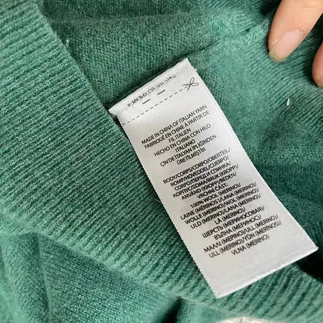 XL 폴로 랄프로렌 메리노 울 라운드 니트 N.6568 상품이미지5