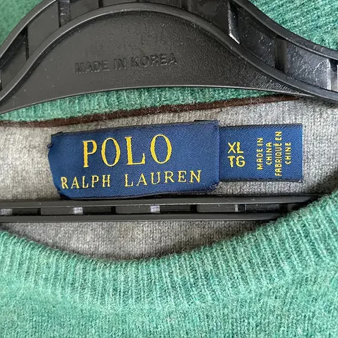 XL 폴로 랄프로렌 메리노 울 라운드 니트 N.6568 상품이미지8