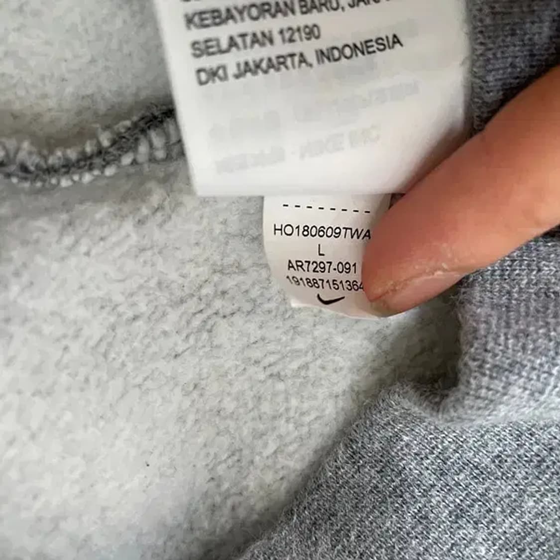 L 나이키 여성 기모 후드집업 자켓 N.6581 상품이미지6